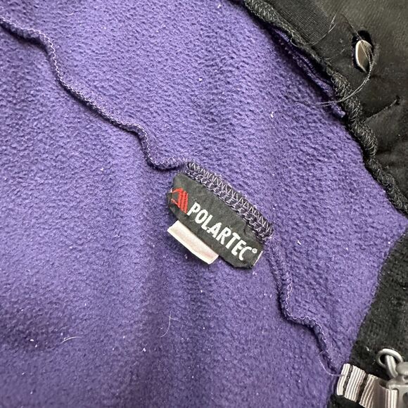 The North Face Polartec Fleece Jacket Womens Medium Purple Full Zip Outdoor Hike - Picture 8 of 16